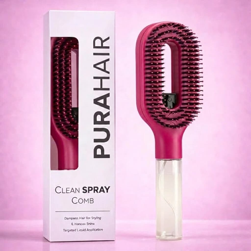 Anti-Frizz Spray Brush