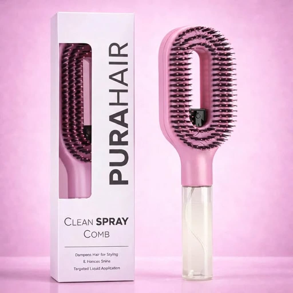Anti-Frizz Spray Brush