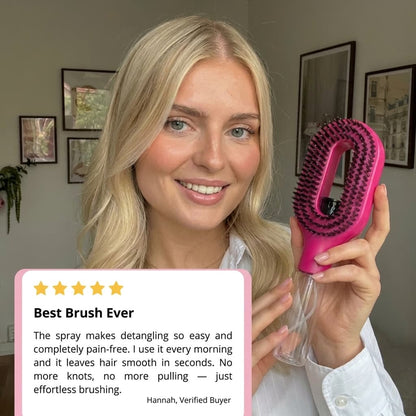 Anti-Frizz Spray Brush