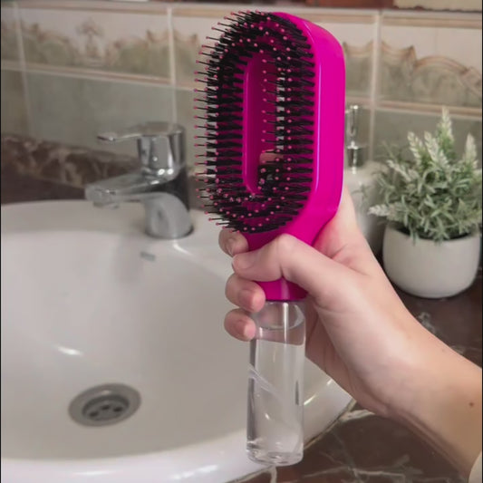 Anti-Frizz Spray Brush
